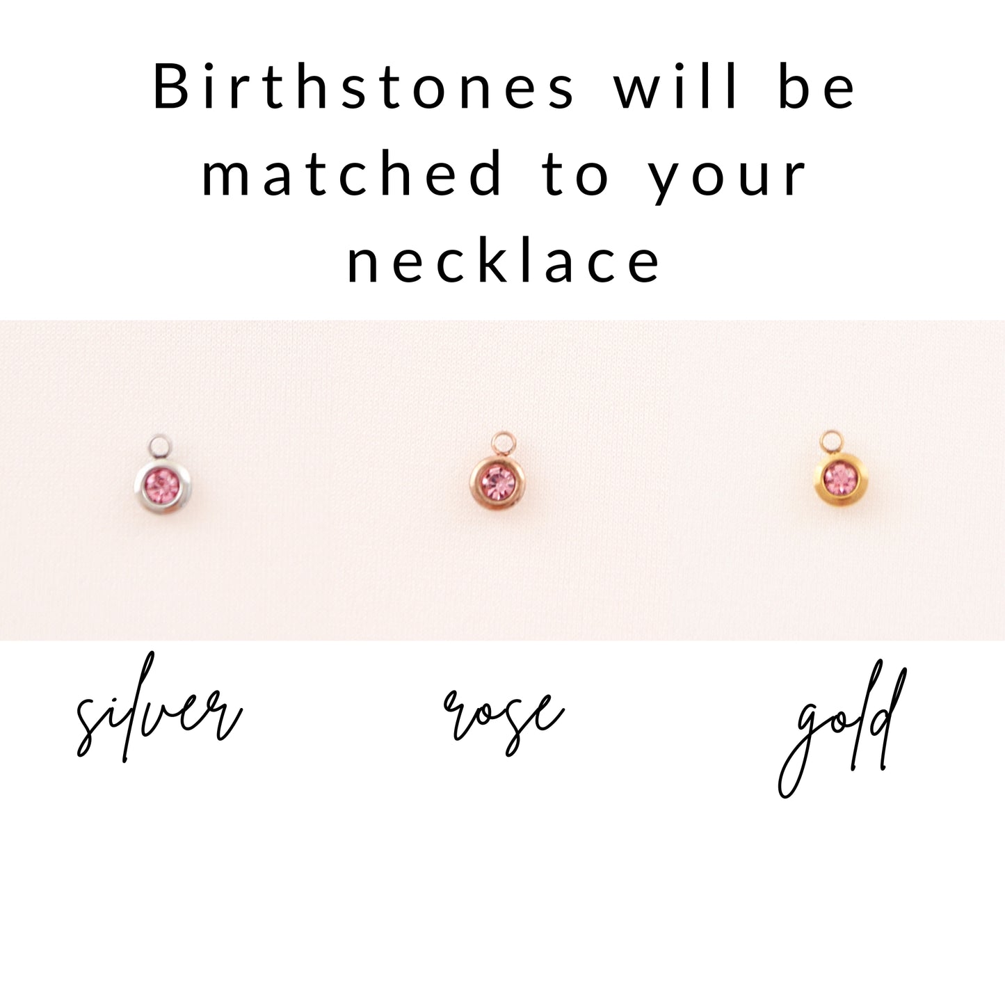 Birth flower split with name necklace