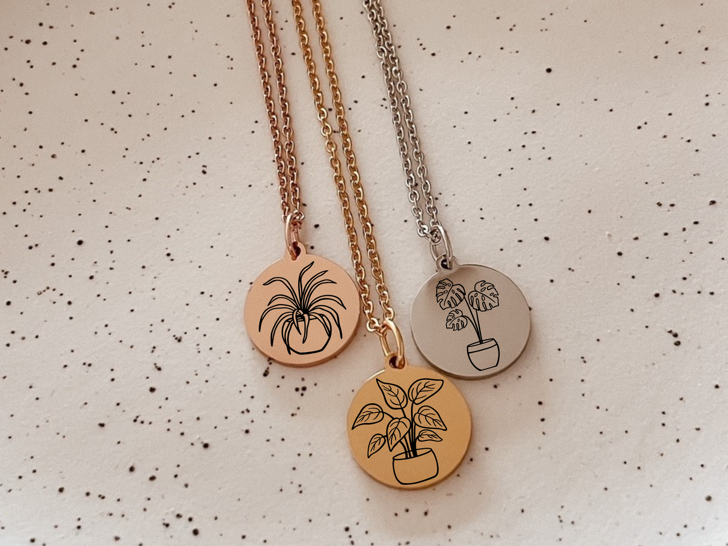 Plant mum necklace