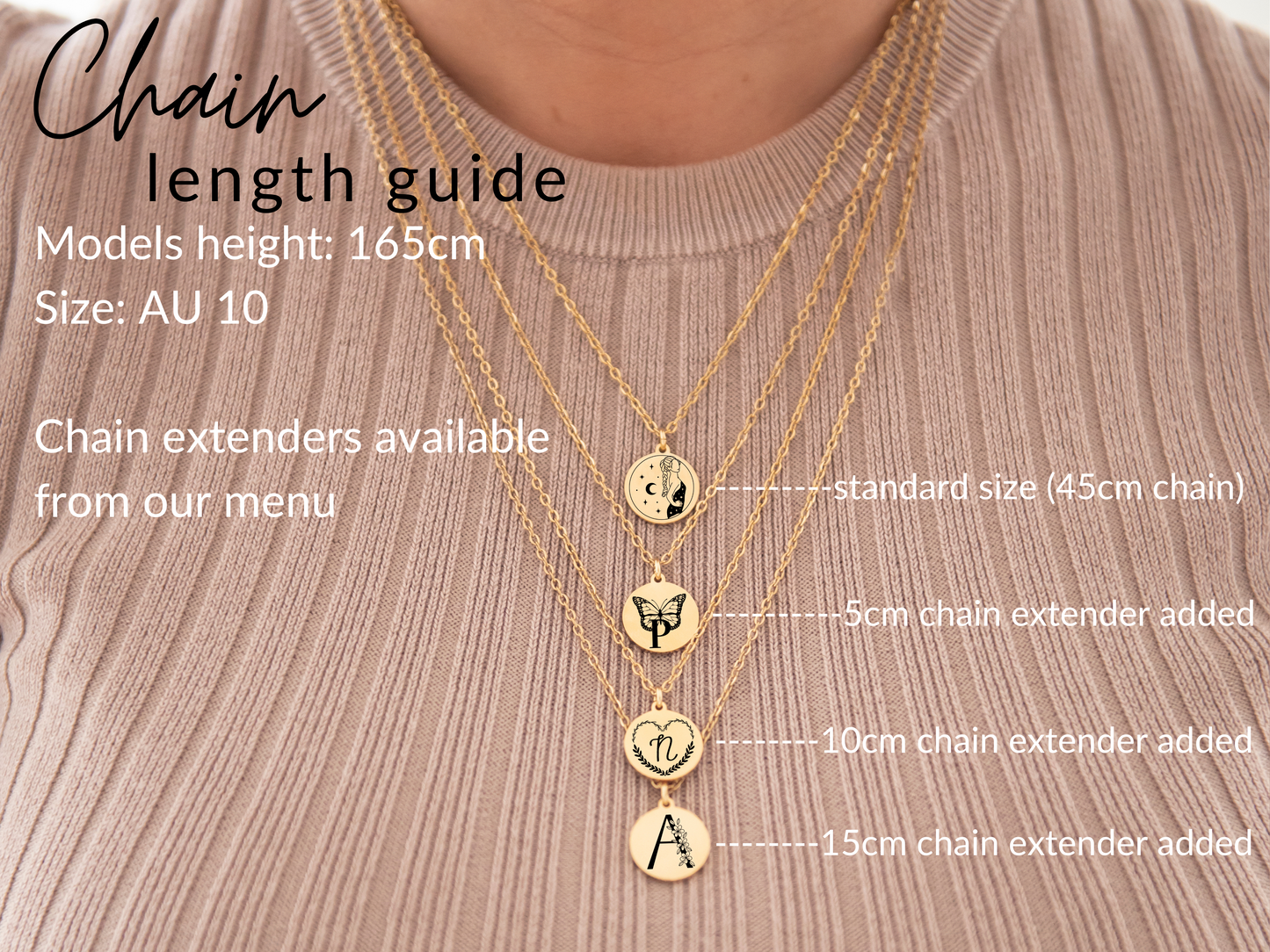Footprint necklace (upload actual footprints or use our illustration)