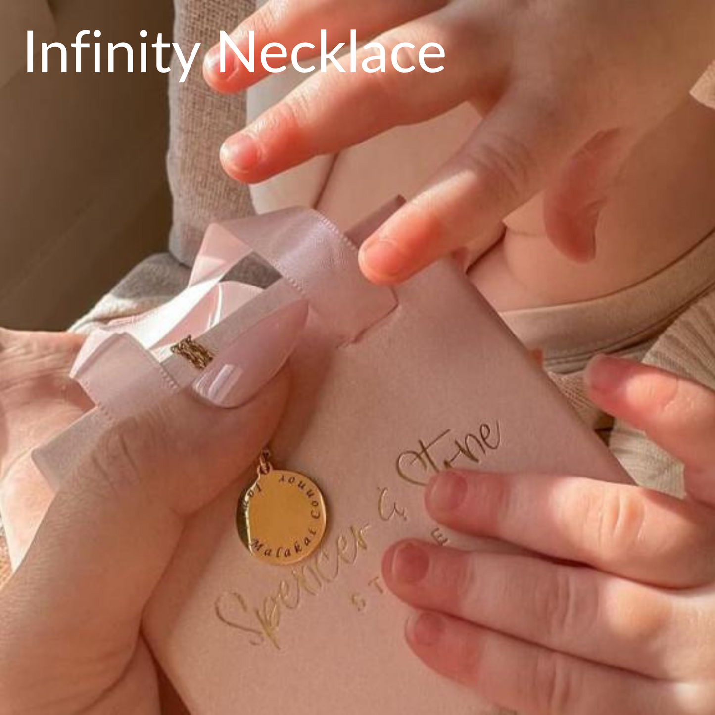 BUNDLE - Family heart necklace AND Infinity necklace 25% OFF