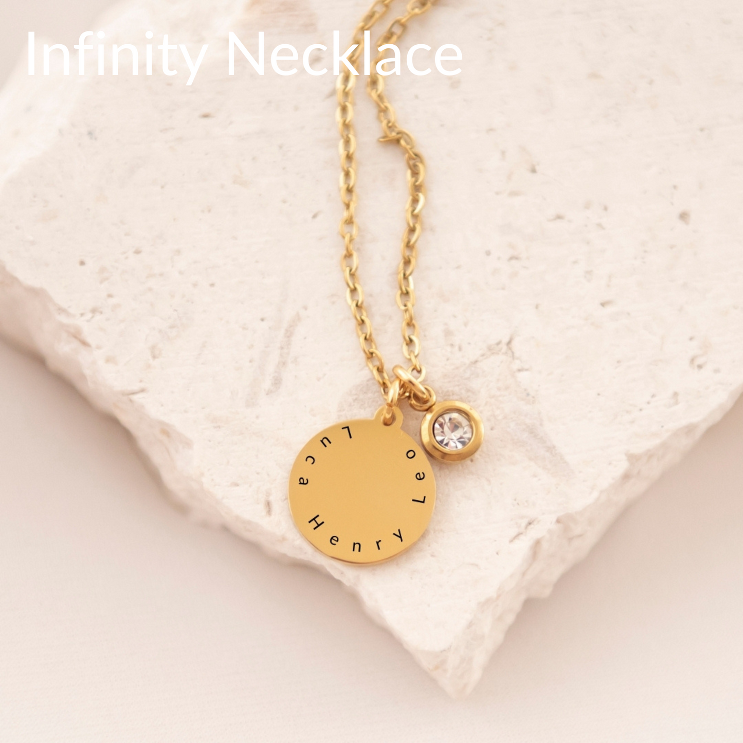 BUNDLE - Family heart necklace AND Infinity necklace 25% OFF