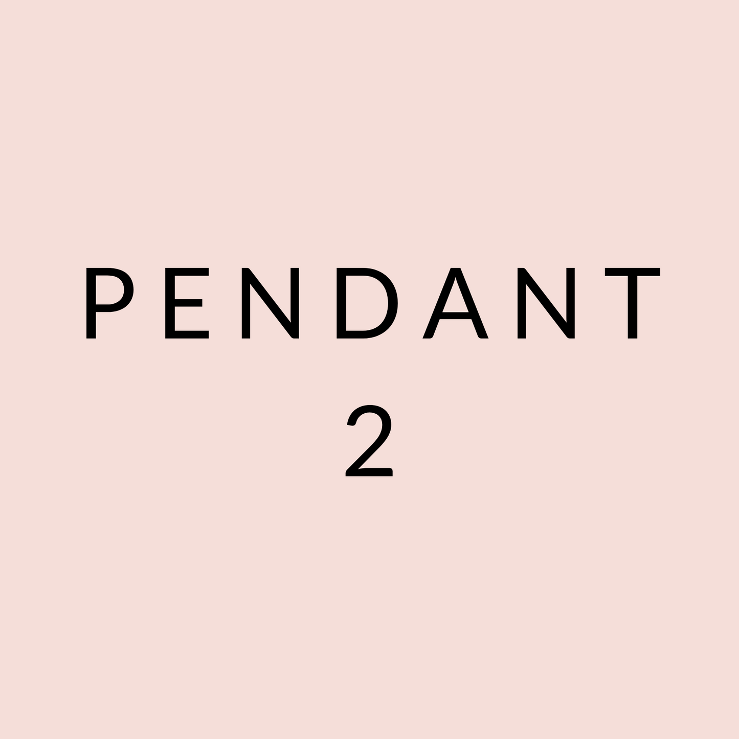 Personalisation for pendant 2