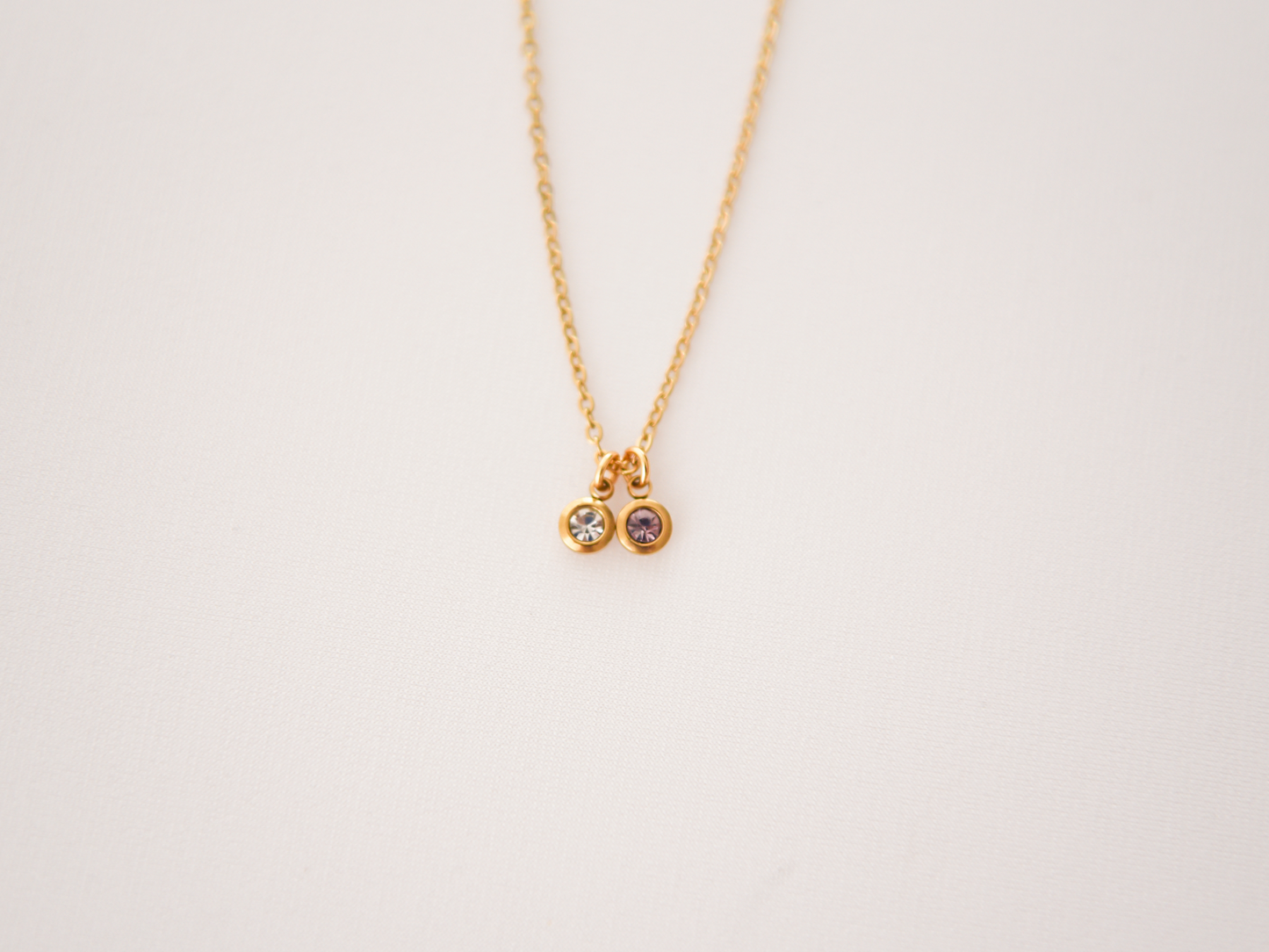 Birth stone necklace
