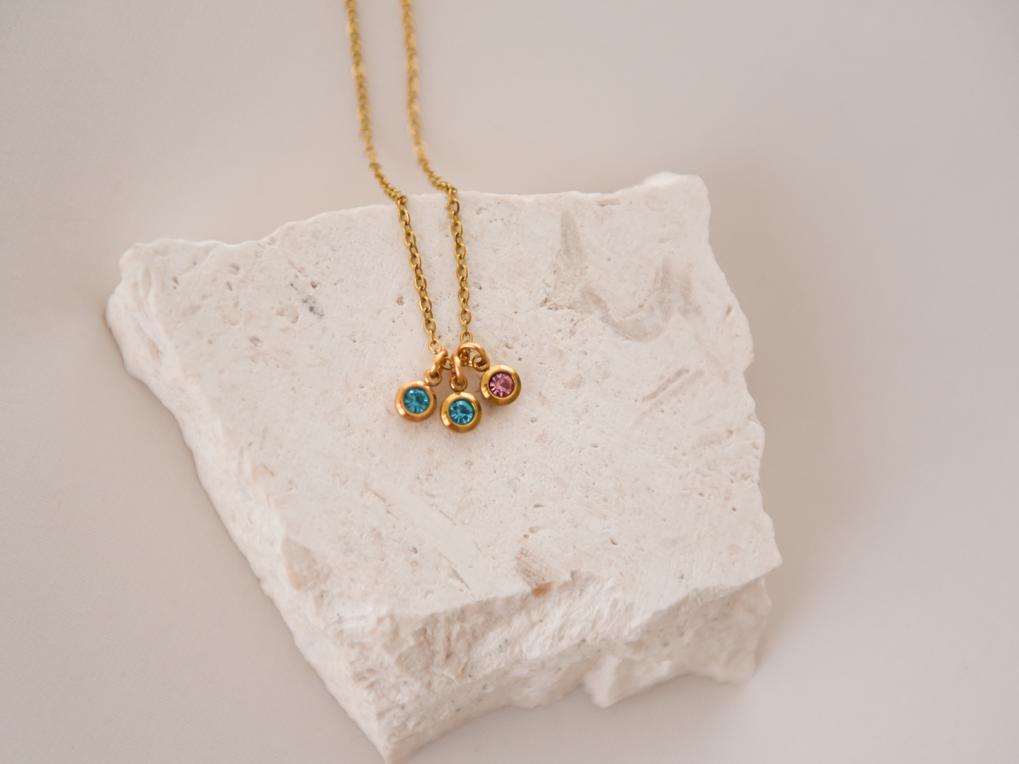 Birth stone necklace