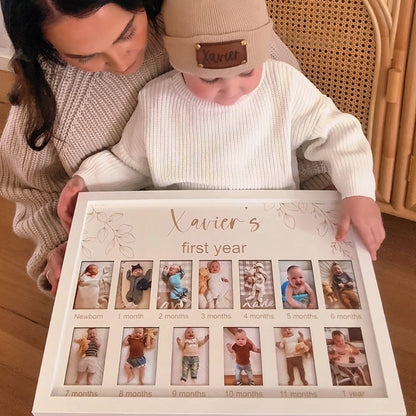 Babys First Year Milestone Photos