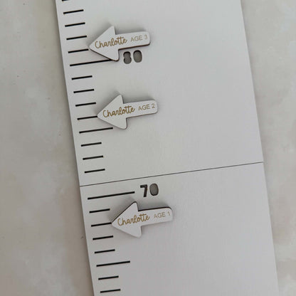 Height Chart Markers - Birth to 21 Years - Aarow