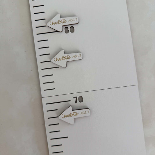 Height Chart Markers - Birth to 21 Years - Aarow