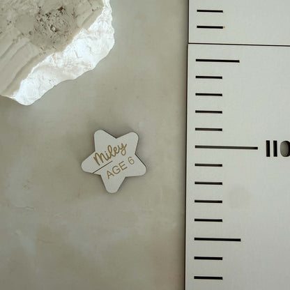 Height Chart Markers - Birth to 21 Years - Star