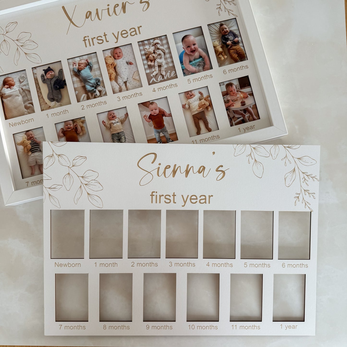 Babys First Year Milestone Photos