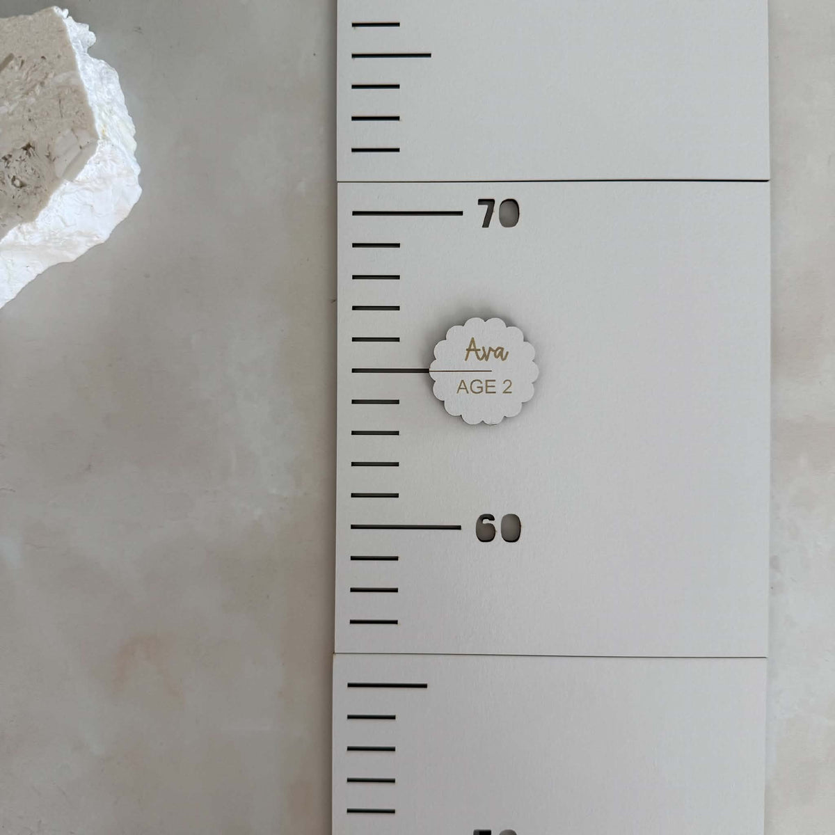 Height Chart Markers - Birth to 21 Years - Scalloped