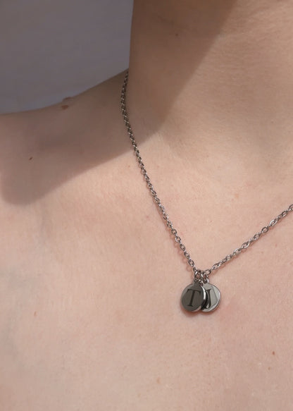 Mini initial necklace