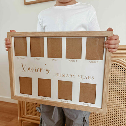School Years Photo Frame | suits from 6 to 10 photos