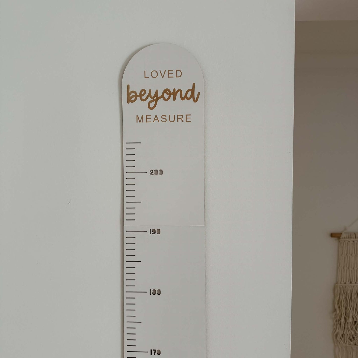 Loved Beyond Measure Height Chart