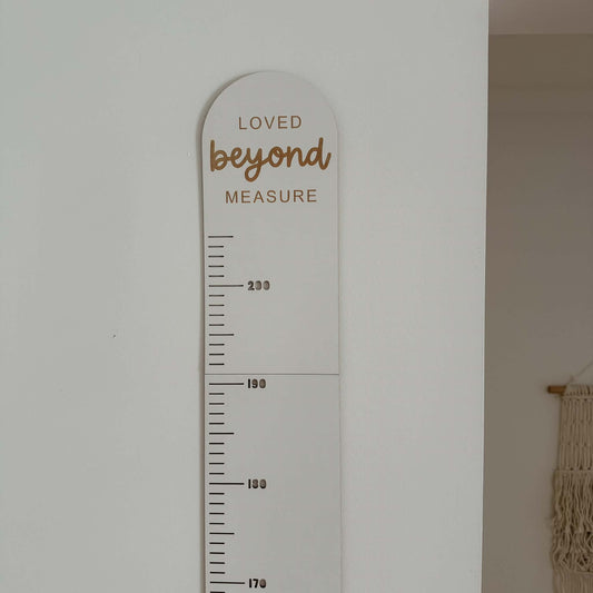 Loved Beyond Measure Height Chart