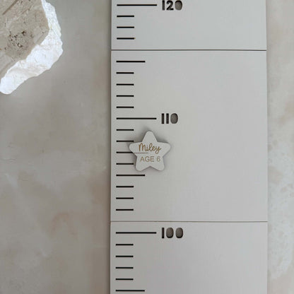 Height Chart Markers - Birth to 21 Years - Star