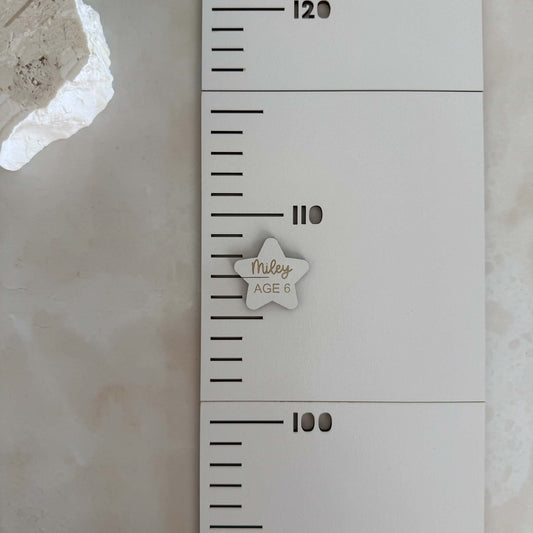Height Chart Markers - Birth to 21 Years - Star