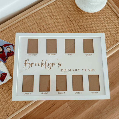 School Years Photo Frame | suits from 6 to 12 photos