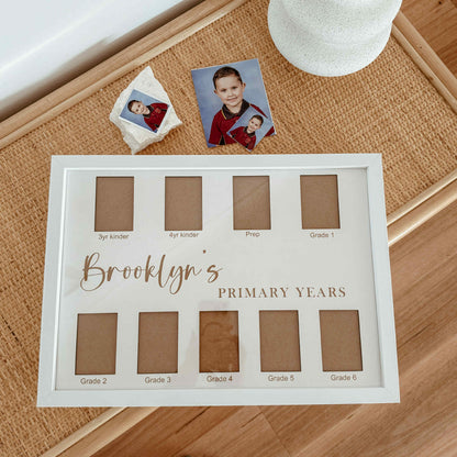 School Years Photo Frame | suits from 6 to 12 photos
