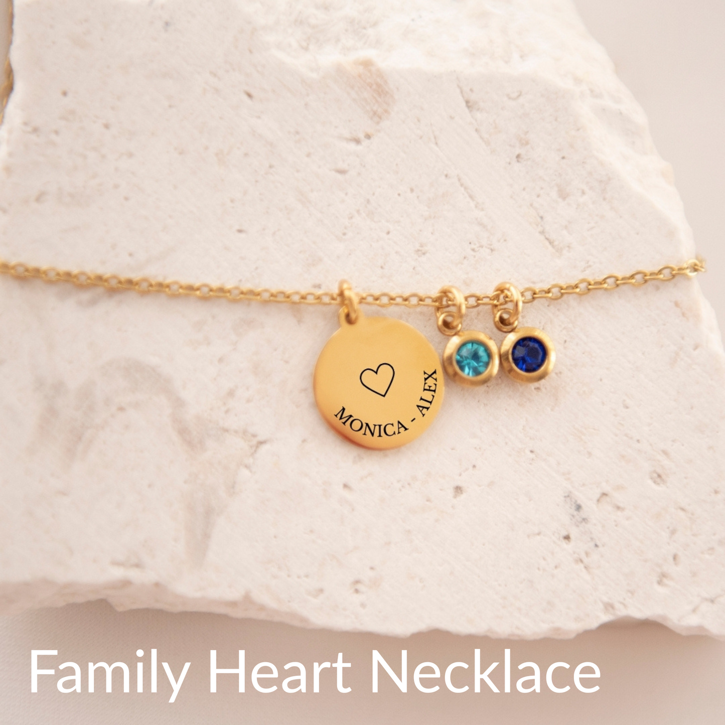 BUNDLE - Family heart necklace AND Infinity necklace 25% OFF