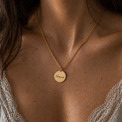 Handwriting necklace (upload actual handwritten note)