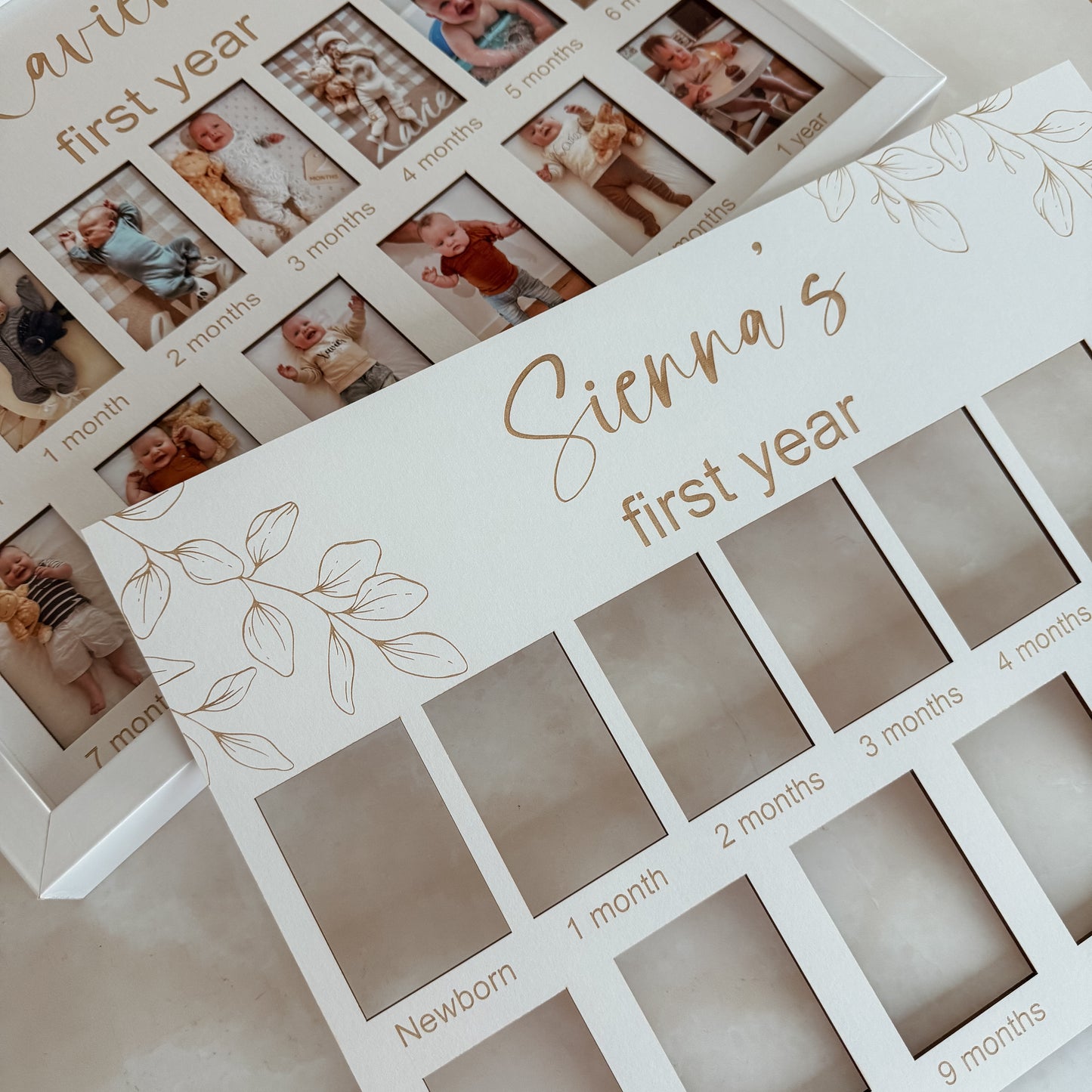 Babys First Year Milestone Photos