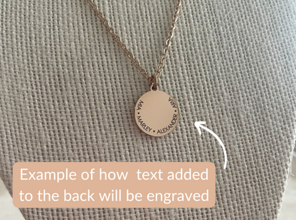 Handwriting necklace