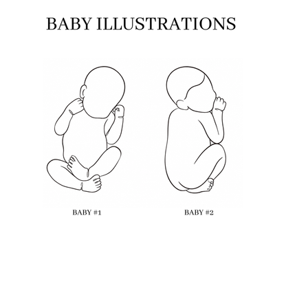 Baby 1:1 scale plaque