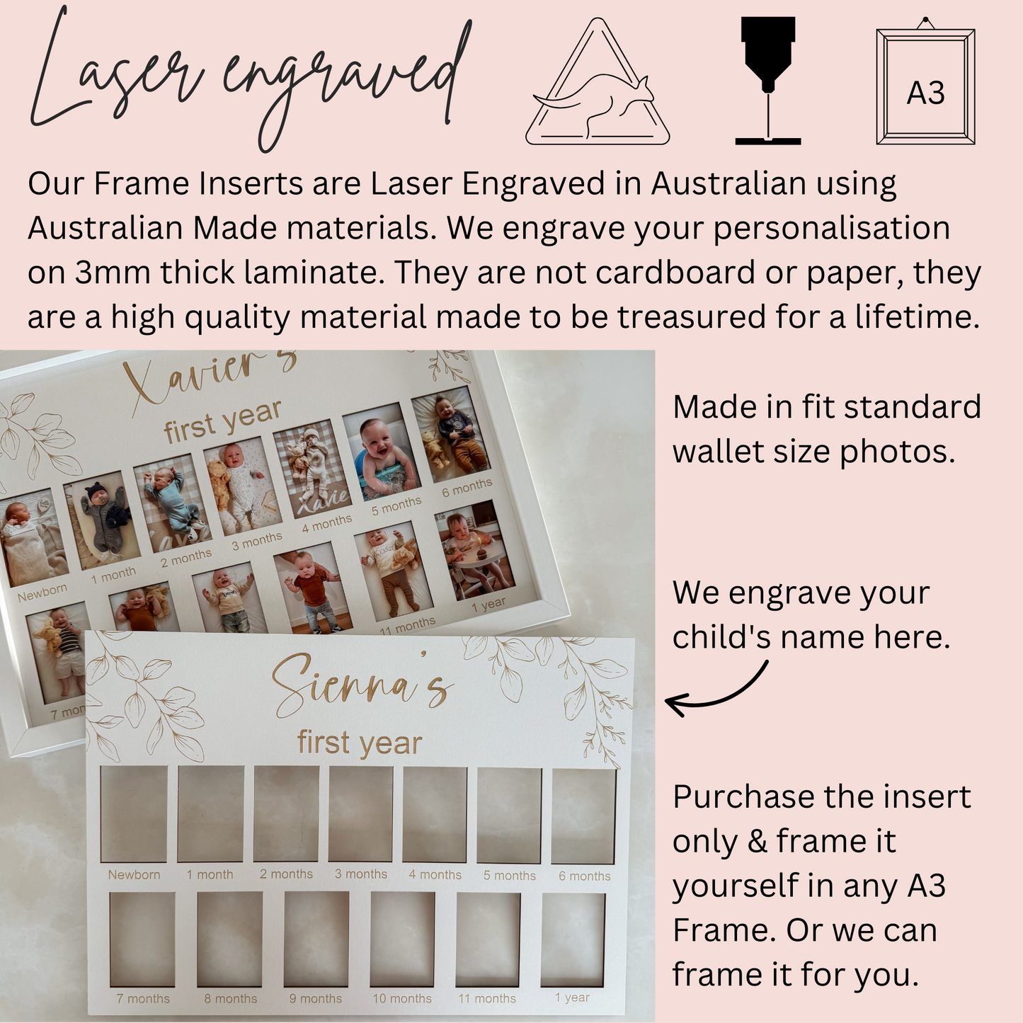 Babys First Year Milestone Photos