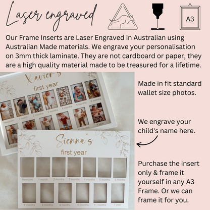 Babys First Year Milestone Photos