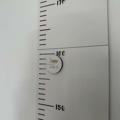 Height Chart Markers - Birth to 21 Years - Round