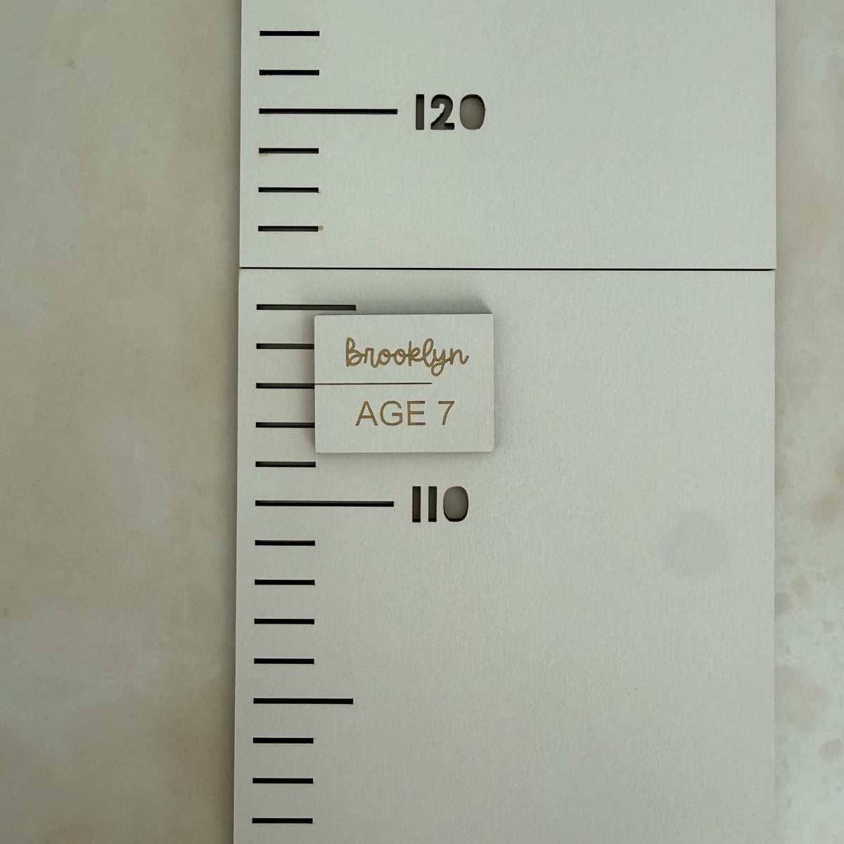 Height Chart Markers - Birth to 21 Years - Rectangle