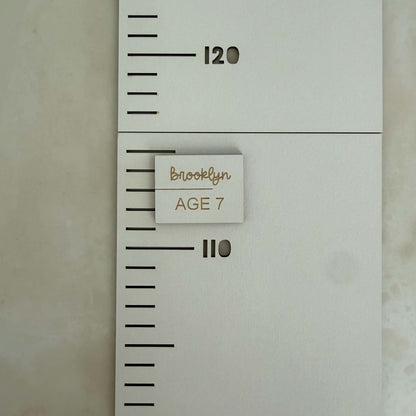 Height Chart Markers - Birth to 21 Years - Rectangle