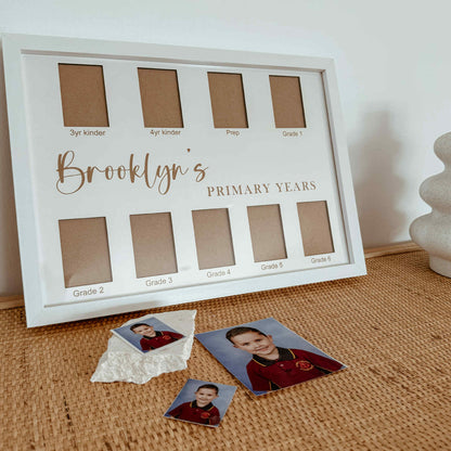 School Years Photo Frame | suits from 6 to 12 photos